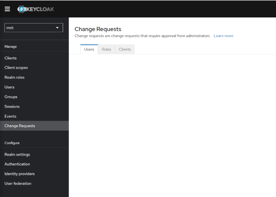 Change Request Tab
